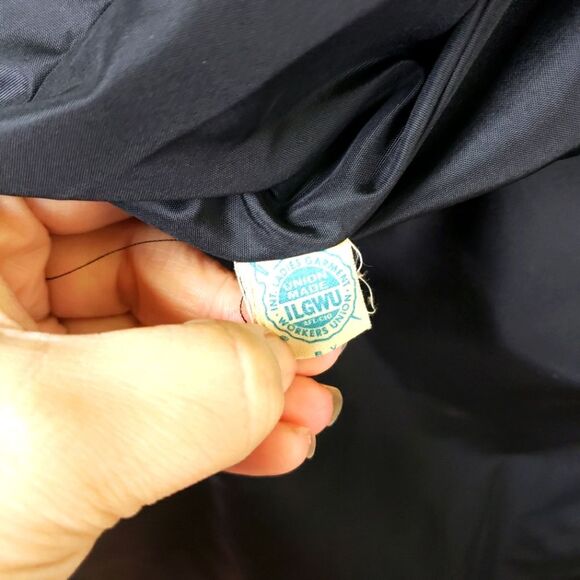 Esther Wolf Rare Vintage Elegant Black Double-Breasted Coat Size Medium - Picture 14 of 16